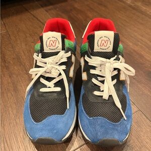 New Balance Red and Green Sneakers